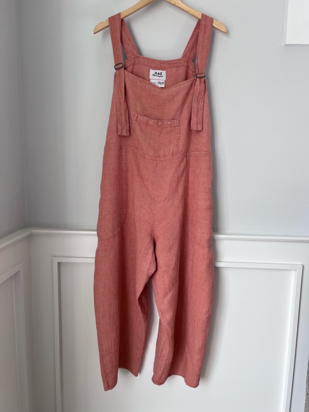 Flax Dusty Rose Linen Top